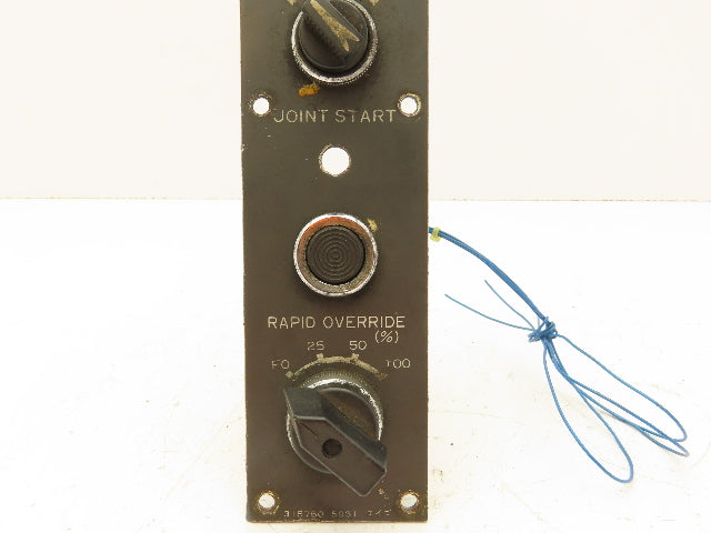 Mazak 31576015931 Tailstock Spindle Control Panel Selector Switch Slant Turn 30