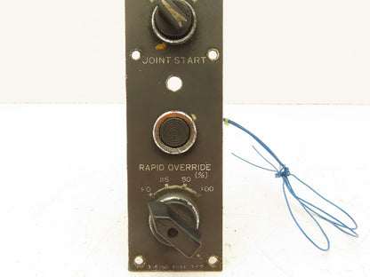 Mazak 31576015931 Tailstock Spindle Control Panel Selector Switch Slant Turn 30