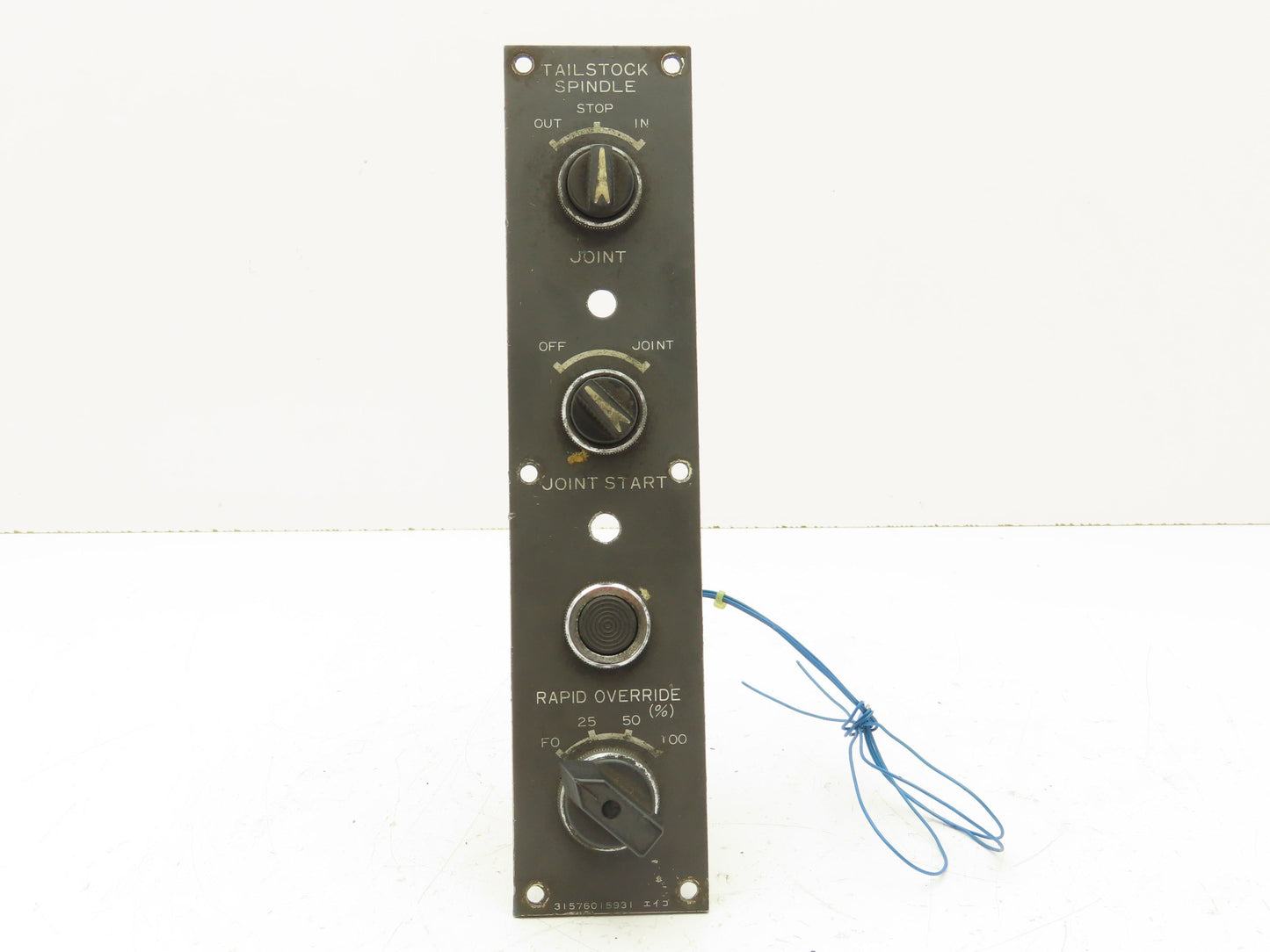 Mazak 31576015931 Tailstock Spindle Control Panel Selector Switch Slant Turn 30