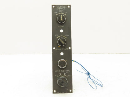 Mazak 31576015931 Tailstock Spindle Control Panel Selector Switch Slant Turn 30