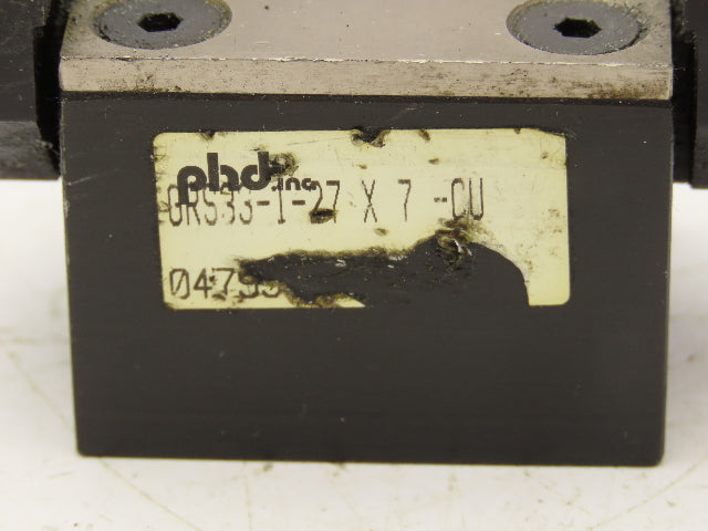 PHD GRS33-1-27x7-CU Pneumatic Parallel 2-Finger Gripper Cylinder 7mm Jaw Travel