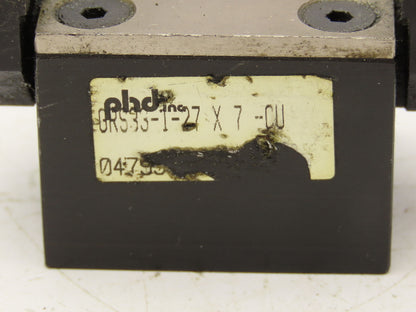 PHD GRS33-1-27x7-CU Pneumatic Parallel 2-Finger Gripper Cylinder 7mm Jaw Travel