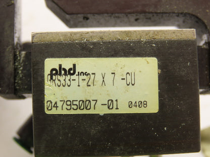 PHD GRS33-1-27x7-CU Pneumatic Parallel 2-Finger Gripper Cylinder 7mm Jaw Travel