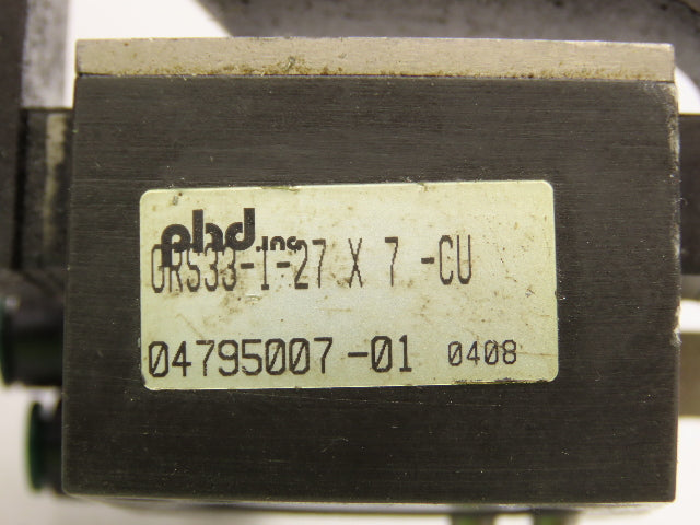 PHD GRS33-1-27x7-CU Pneumatic Parallel 2-Finger Gripper Cylinder 7mm Jaw Travel