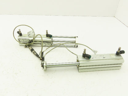 PHD CTS2U 20x3-1/2-M Pneumatic Guided Cylinder Non-Rotating 3.5" Stroke Lot of 2