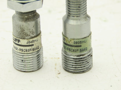 Balluff BES M08MG1-PSC60F-S04G Proximity Switch Sensor 4-Pin  Lot of 2