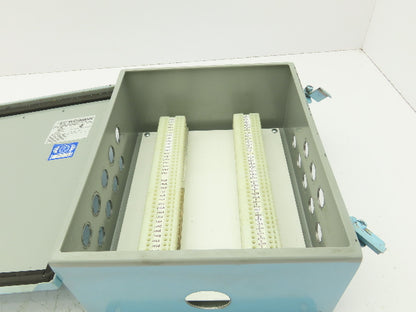 Wiegmann B121005CH Electrical Enclosure Box with 1492-H Terminal Blocks 12x10x5"