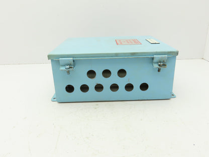 Wiegmann B121005CH Electrical Enclosure Box with 1492-H Terminal Blocks 12x10x5"