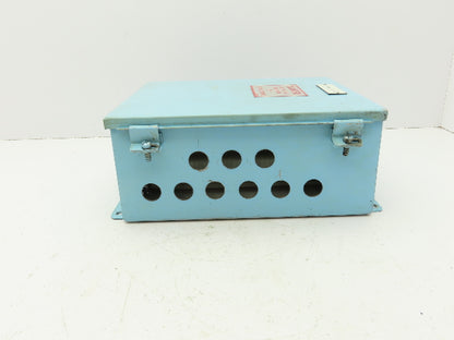 Wiegmann B121005CH Electrical Enclosure Box with 1492-H Terminal Blocks 12x10x5"