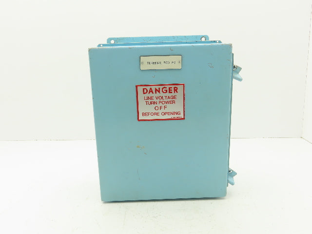 Wiegmann B121005CH Electrical Enclosure Box with 1492-H Terminal Blocks 12x10x5"