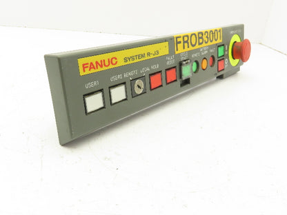 Fanuc A05B-2400-C001 R-J3 System Pushbutton Control Panel Unit
