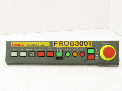 Fanuc A05B-2400-C001 R-J3 System Pushbutton Control Panel Unit