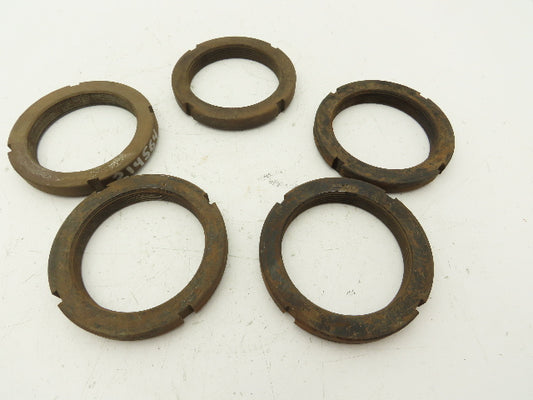 SKF AN20 Bearing Locknut 4.7244"ID 5.1181"OD Lot Of 5