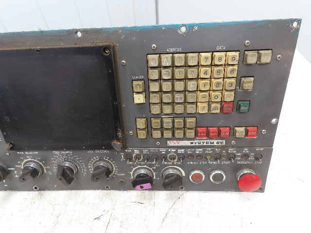 Fanuc TR-9DK1 Yamazki Slant Turn 30 Control Panel Unit System 6T