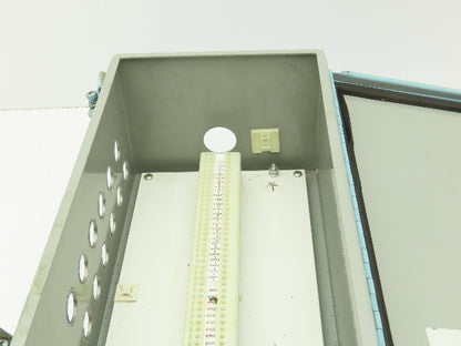 Wiegmann B140806CH Electrical Enclosure Box with 1492-H Terminal Blocks 14x8x6"