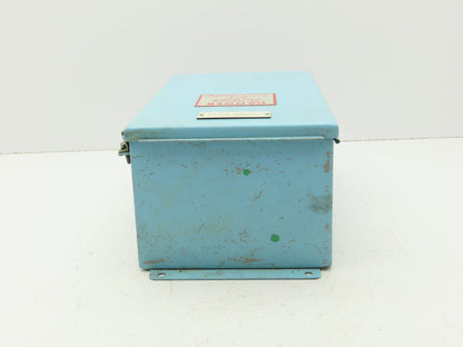 Wiegmann B140806CH Electrical Enclosure Box with 1492-H Terminal Blocks 14x8x6"