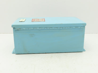 Wiegmann B140806CH Electrical Enclosure Box with 1492-H Terminal Blocks 14x8x6"
