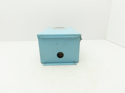 Wiegmann B140806CH Electrical Enclosure Box with 1492-H Terminal Blocks 14x8x6"
