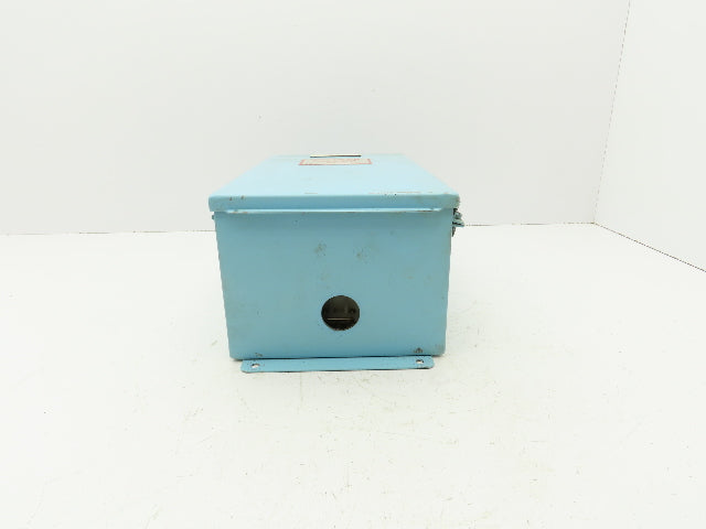 Wiegmann B140806CH Electrical Enclosure Box with 1492-H Terminal Blocks 14x8x6"