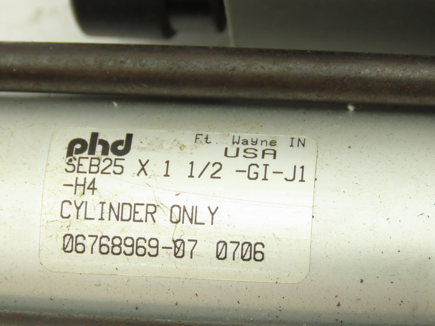 PHD SEB25 Pneumatic Thruster Slide Guided Cylinder 1-3/8" Bore 1-1/2" Stroke