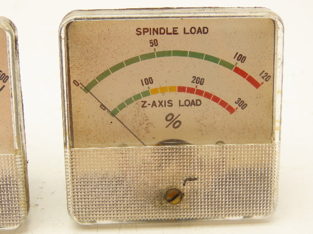 Yamazaki Panel Meter Spindle Load Z-Axis RPM Gauge 2500 RPM Slant Turn 30 Set