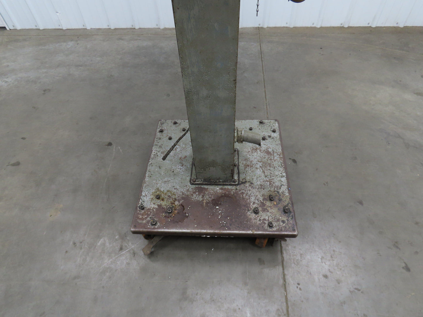 Hoffman Sloped Top Console Steel Enclosure 24 x18 x 13" Pushbuttons 55" Tall