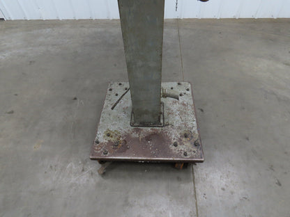 Hoffman Sloped Top Console Steel Enclosure 24 x18 x 13" Pushbuttons 55" Tall