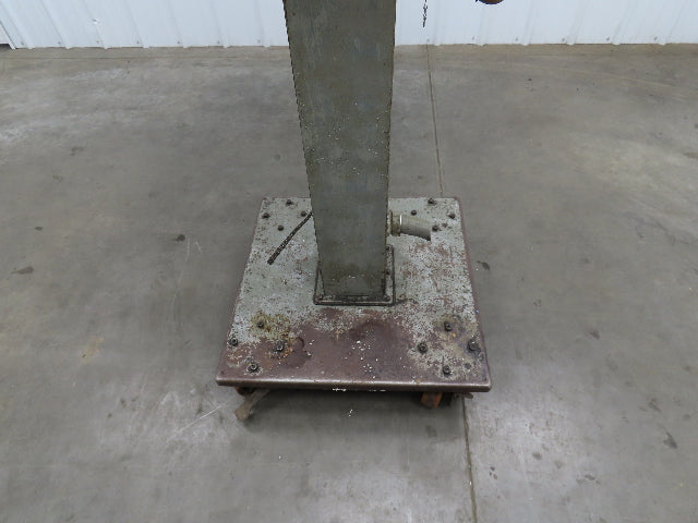 Hoffman Sloped Top Console Steel Enclosure 24 x18 x 13" Pushbuttons 55" Tall