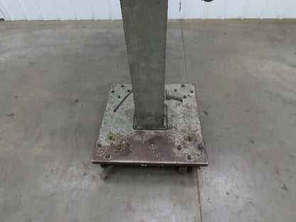 Hoffman Sloped Top Console Steel Enclosure 24 x18 x 13" Pushbuttons 55" Tall