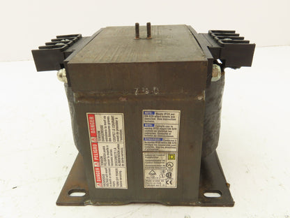 Square D 9070TF1000D1 Power Control Transformer 1.0 KVA 240/480 Pri 120 Sec
