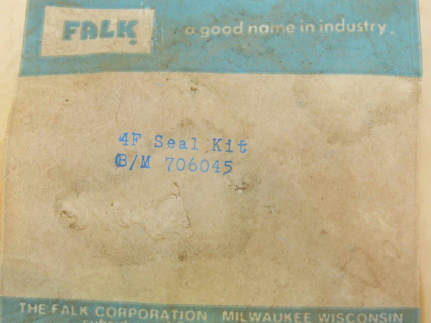 Falk 706045 Grid Coupling Seal Kit 4F Coupling Size Lot Of 2