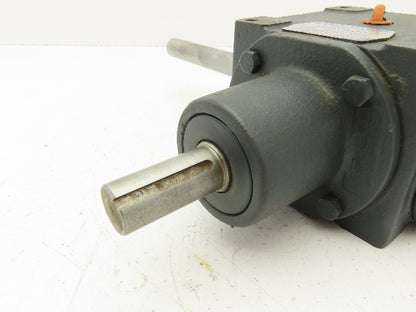 Hub City 0221-04417-1086 Bevel Gear Drive 1:1 Gearbox Dual Shaft Style A 165