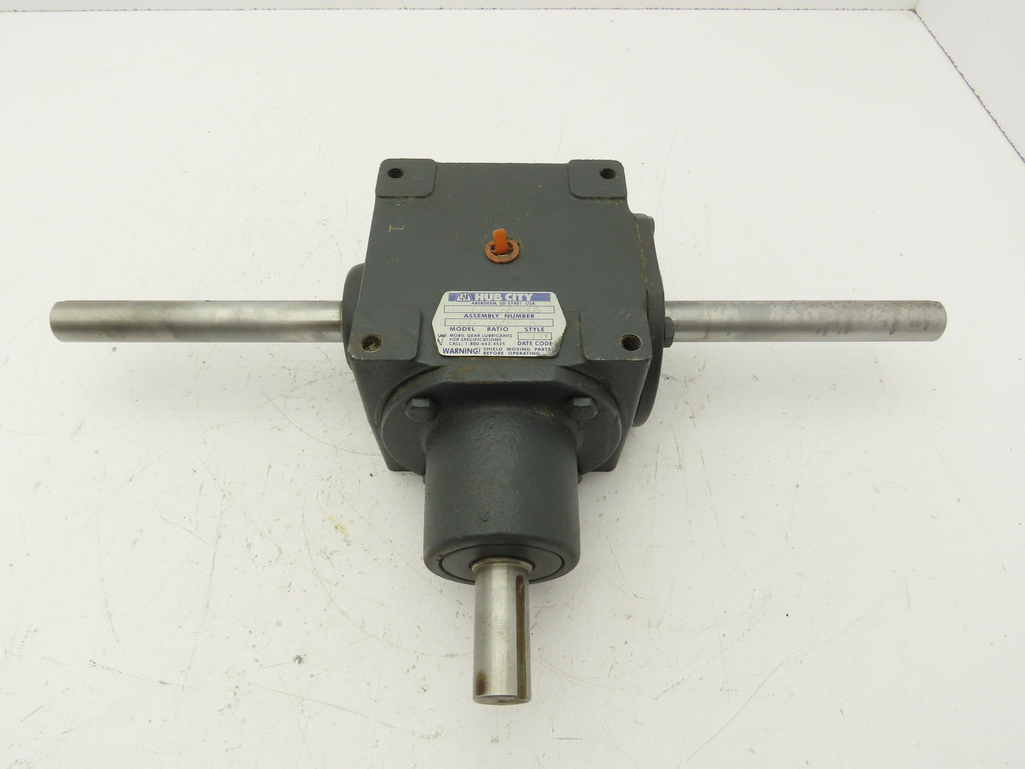 Hub City 0221-04417-1086 Bevel Gear Drive 1:1 Gearbox Dual Shaft Style A 165