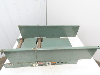 Hytrol 18" Belt Conveyor Incline to Horizontal Nose-Over Transition Leg 36"L