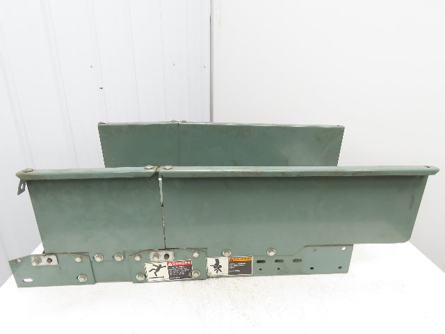 Hytrol 18" Belt Conveyor Incline to Horizontal Nose-Over Transition Leg 36"L