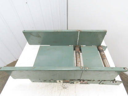 Hytrol 18" Belt Conveyor Incline to Horizontal Nose-Over Transition Leg 36"L