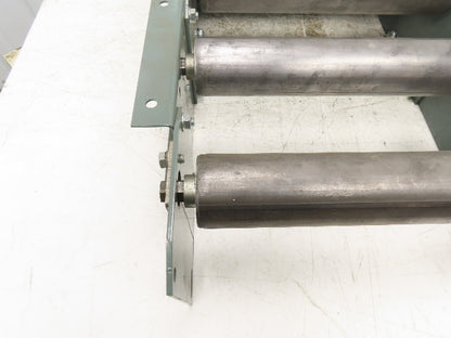Hytrol 15" Belt-Over Conveyor Incline to Horizontal Nose-Over Transition 41" Leg
