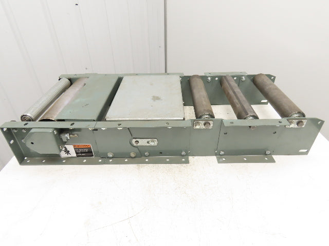 Hytrol 15" Belt-Over Conveyor Incline to Horizontal Nose-Over Transition 41" Leg