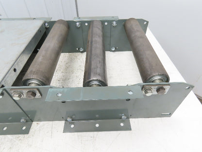 Hytrol 15" Belt-Over Conveyor Incline to Horizontal Nose-Over Transition 41" Leg