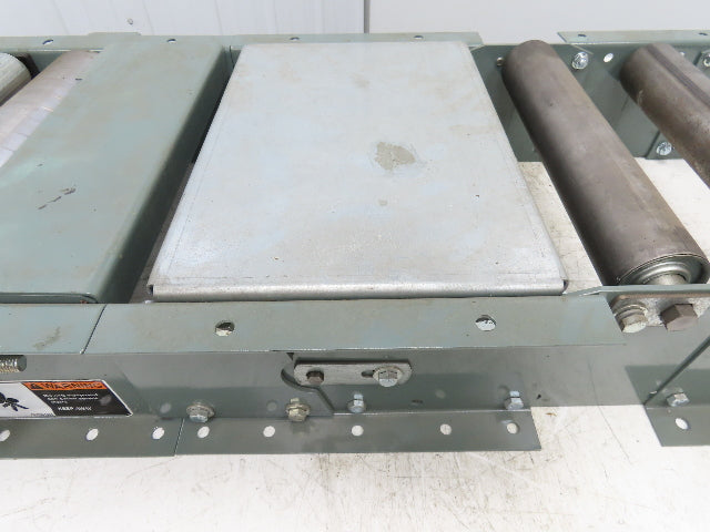 Hytrol 15" Belt-Over Conveyor Incline to Horizontal Nose-Over Transition 41" Leg
