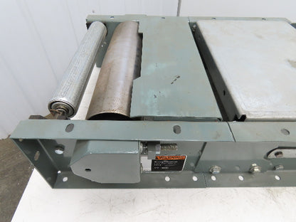Hytrol 15" Belt-Over Conveyor Incline to Horizontal Nose-Over Transition 41" Leg