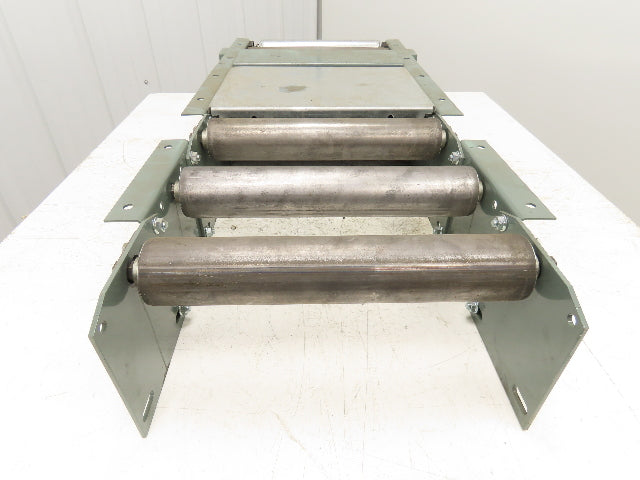 Hytrol 15" Belt-Over Conveyor Incline to Horizontal Nose-Over Transition 41" Leg