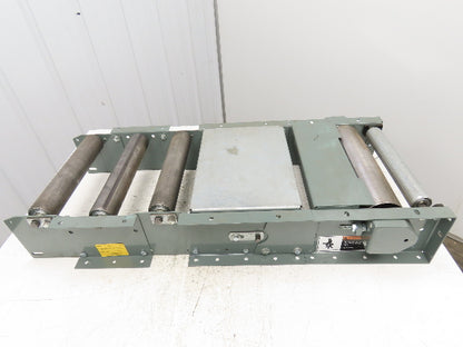 Hytrol 15" Belt-Over Conveyor Incline to Horizontal Nose-Over Transition 41" Leg