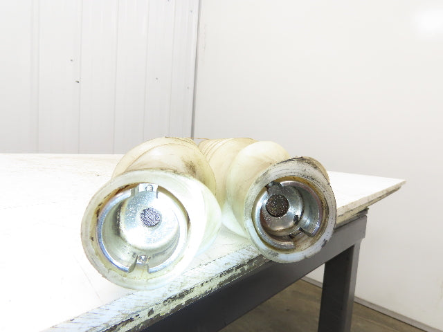 Bottle Feeder Conveyor Plastic Screw Auger Spiral Extruder 3.5"x 54" Set of 2