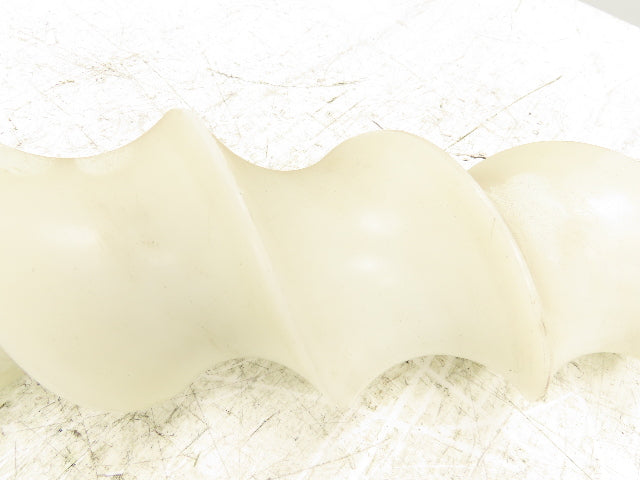 Bottle Feeder Conveyor Plastic Screw Auger Spiral Extruder 4.25"x 54"