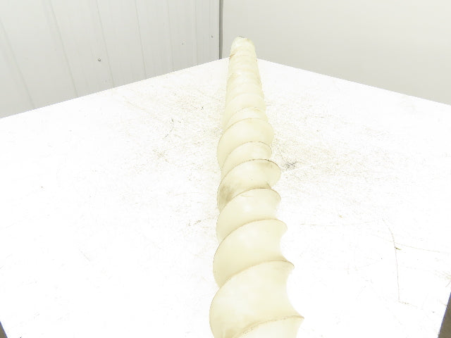 Bottle Feeder Conveyor Plastic Screw Auger Spiral Extruder 4.25"x 54"