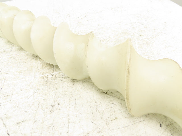 Bottle Feeder Conveyor Plastic Screw Auger Spiral Extruder 4.25"x 54"