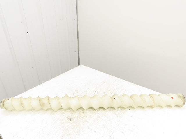 Bottle Feeder Conveyor Plastic Screw Auger Spiral Extruder 4.25"x 54"