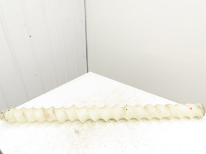 Bottle Feeder Conveyor Plastic Screw Auger Spiral Extruder 4.25"x 54"