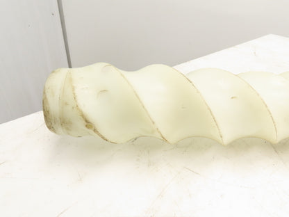 Bottle Feeder Conveyor Plastic Screw Auger Spiral Extruder 4"x 54"